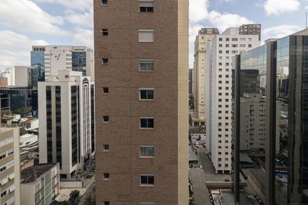 Vista da Varanda de apartamento à venda com 1 quarto, 24m² em Vila Nova Conceição, São Paulo