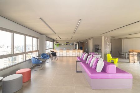 Apartamento à venda com 24m², 1 quarto e sem vagaÁrea comum - Salão de festas