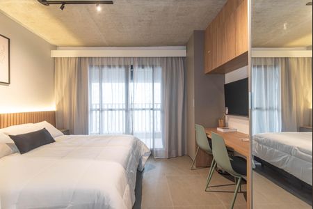 Quarto de apartamento para alugar com 1 quarto, 26m² em Brooklin, São Paulo
