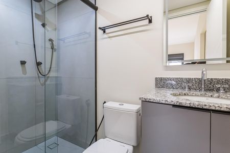 Apartamento para alugar com 30m², 1 quarto e sem vaga Apartamento para alugar com 30m², 1 quarto e sem vagaBanheiro da Suíte