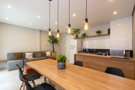 Studio para alugar com 28m², 1 quarto e sem vaga Studio para alugar com 28m², 1 quarto e sem vagaÁrea comum - Espaço Gourmet