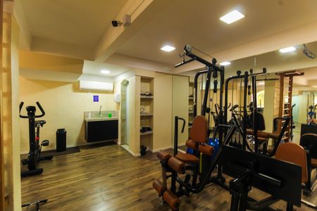 Área comum - Academia de apartamento para alugar com 2 quartos, 3m² em Mooca, São Paulo