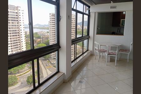 Varanda de apartamento para alugar com 1 quarto, 68m² em Barra da Tijuca, Rio de Janeiro