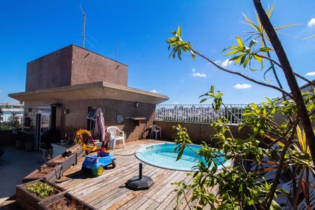 Área Gourmet - Cobertura de apartamento à venda com 4 quartos, 230m² em Calafate, Belo Horizonte