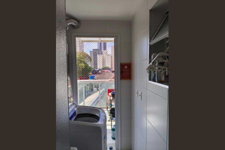 Área de serviço de apartamento à venda com 2 quartos, 57m² em Vila Gumercindo, São Paulo