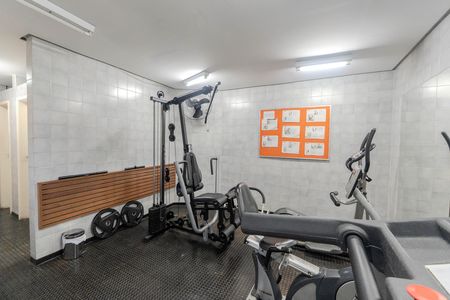 Apartamento à venda com 40m², 1 quarto e 1 vaga Apartamento à venda com 40m², 1 quarto e 1 vagaÁrea comum - Academia