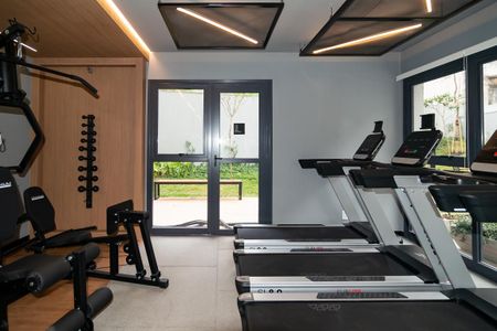 Studio para alugar com 43m², 1 quarto e sem vaga Studio para alugar com 43m², 1 quarto e sem vagaAcademia