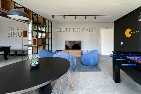 Studio para alugar com 43m², 1 quarto e sem vaga Studio para alugar com 43m², 1 quarto e sem vagaSalão de Jogos