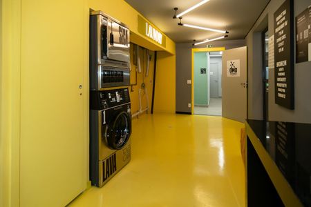 Studio para alugar com 43m², 1 quarto e sem vaga Studio para alugar com 43m², 1 quarto e sem vagaLavanderia