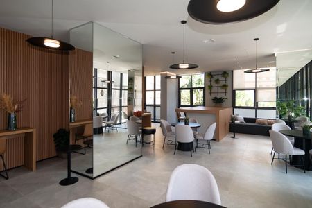 Studio para alugar com 43m², 1 quarto e sem vaga Studio para alugar com 43m², 1 quarto e sem vagaSalão de Festas