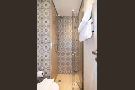 Studio para alugar com 43m², 1 quarto e sem vaga Studio para alugar com 43m², 1 quarto e sem vagaBanheiro