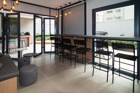 Studio para alugar com 43m², 1 quarto e sem vaga Studio para alugar com 43m², 1 quarto e sem vagaLounge
