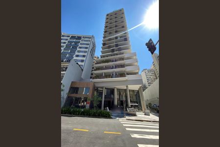Studio para alugar com 43m², 1 quarto e sem vaga Studio para alugar com 43m², 1 quarto e sem vagaFachada
