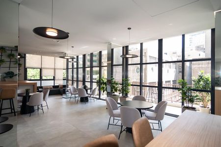 Studio para alugar com 43m², 1 quarto e sem vaga Studio para alugar com 43m², 1 quarto e sem vagaSalão de Festas