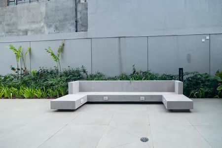 Studio para alugar com 43m², 1 quarto e sem vaga Studio para alugar com 43m², 1 quarto e sem vagaChurrasqueira