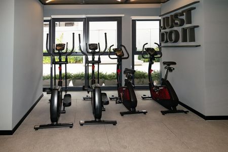 Studio para alugar com 43m², 1 quarto e sem vaga Studio para alugar com 43m², 1 quarto e sem vagaAcademia