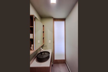 Studio à venda com 28m², 1 quarto e sem vaga Studio à venda com 28m², 1 quarto e sem vagaBanheiro