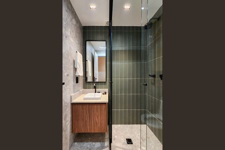 Apartamento à venda com 38m², 2 quartos e 1 vaga Apartamento à venda com 38m², 2 quartos e 1 vagaBanheiro da Suíte