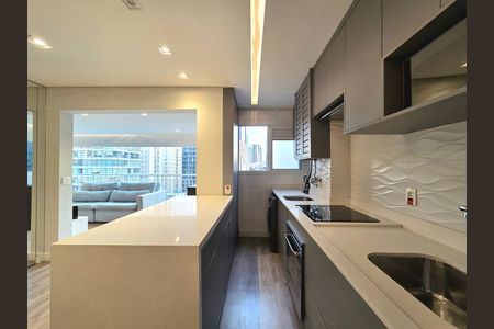 Cozinha de apartamento à venda com 1 quarto, 62m² em Vila Nova Conceição, São Paulo