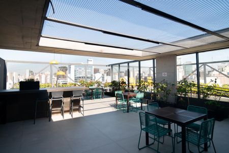 Studio à venda com 25m², 1 quarto e sem vaga Studio à venda com 25m², 1 quarto e sem vagaChurrasqueira