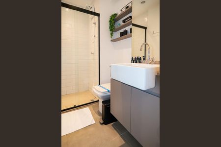 Studio à venda com 25m², 1 quarto e sem vaga Studio à venda com 25m², 1 quarto e sem vagaBanheiro