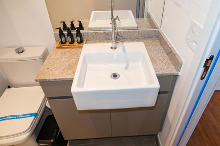 Studio à venda com 25m², 1 quarto e sem vaga Studio à venda com 25m², 1 quarto e sem vagaBanheiro