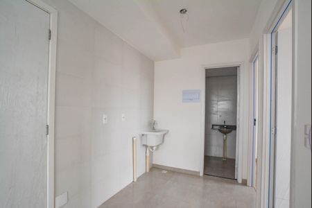 Área de Serviço de apartamento para alugar com 2 quartos, 40m² em Vila Eldizia, Santo André