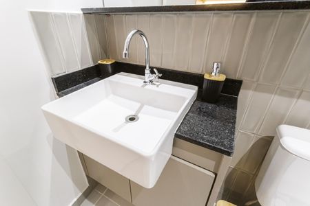 Studio para alugar com 25m², 1 quarto e sem vaga Studio para alugar com 25m², 1 quarto e sem vagaBanheiro