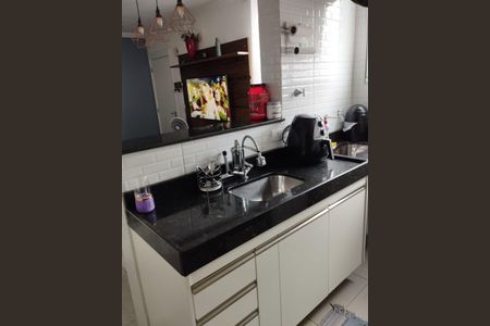 Cozinha de apartamento à venda com 1 quarto, 45m² em Bandeirantes, Contagem