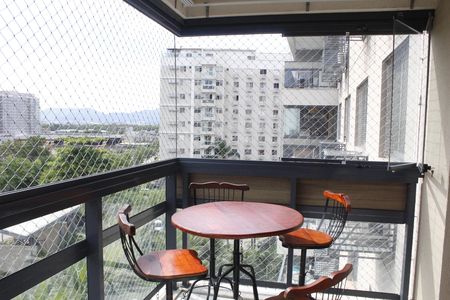 Varanda da Sala de apartamento para alugar com 2 quartos, 78m² em Barra Olímpica, Rio de Janeiro