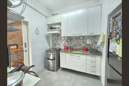 Cozinha de apartamento à venda com 2 quartos, 61m² em Laranjeiras, Rio de Janeiro