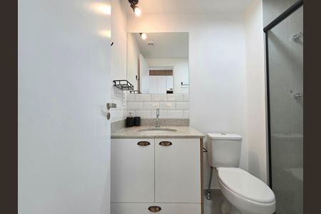 Studio para alugar com 25m², 1 quarto e sem vaga Studio para alugar com 25m², 1 quarto e sem vagaBanheiro