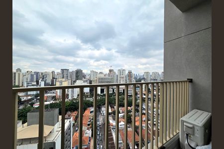 Studio para alugar com 25m², 1 quarto e sem vaga Studio para alugar com 25m², 1 quarto e sem vagaVaranda