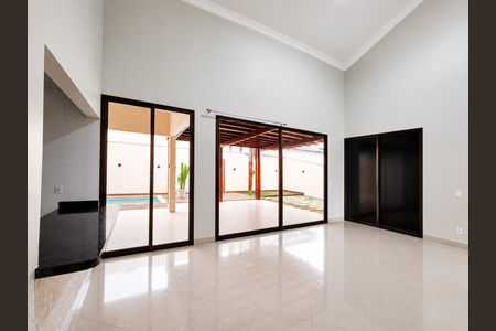 Sala de casa de condomínio para alugar com 5 quartos, 400m² em Alphaville Araguaia, Goiânia