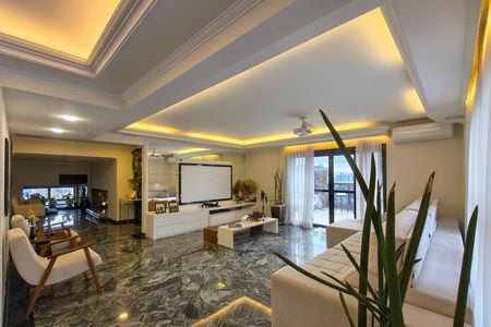 Sala de apartamento para alugar com 4 quartos, 380m² em Vila Tupi, Praia Grande