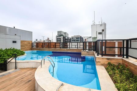 Studio para alugar com 23m², 1 quarto e sem vagaPiscina