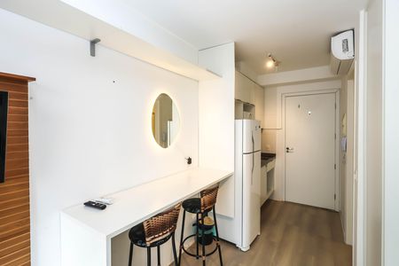 Cozinha de kitnet/studio para alugar com 1 quarto, 23m² em Vila Mariana, São Paulo
