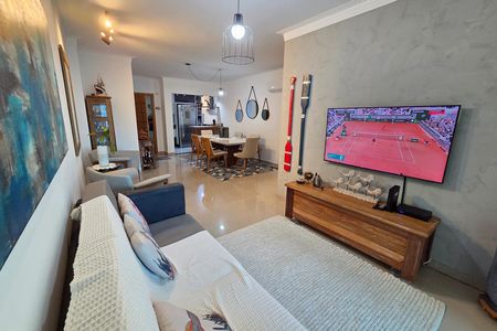 Sala de apartamento para alugar com 3 quartos, 123m² em Aviação, Praia Grande