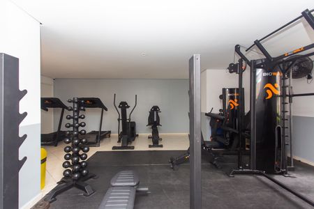Apartamento para alugar com 49m², 2 quartos e 1 vaga Apartamento para alugar com 49m², 2 quartos e 1 vagaÁrea comum - Academia
