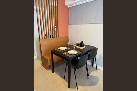 Cozinha de apartamento para alugar com 1 quarto, 25m² em Vila Mariana, São Paulo