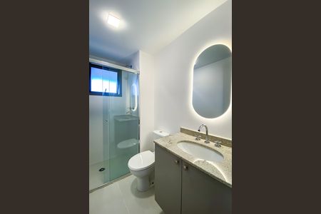 Apartamento para alugar com 125m², 3 quartos e 2 vagasBanheiro da Suíte 1