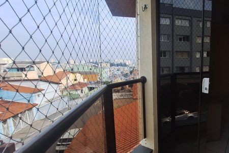 Vista da Sala de apartamento para alugar com 3 quartos, 89m² em Vila Camilópolis, Santo André