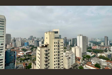 Studio para alugar com 28m², 1 quarto e sem vaga Studio para alugar com 28m², 1 quarto e sem vagaVista da Varanda