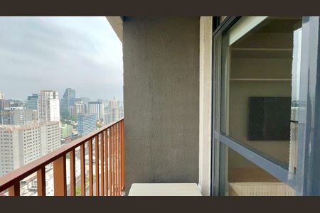 Studio para alugar com 28m², 1 quarto e sem vaga Studio para alugar com 28m², 1 quarto e sem vagaVaranda