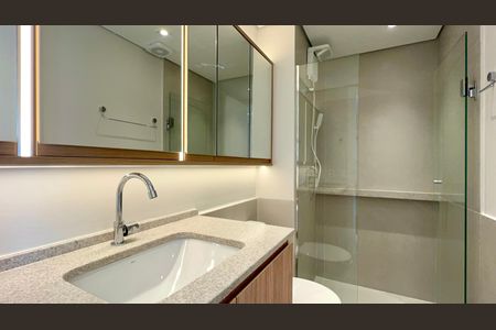 Studio para alugar com 28m², 1 quarto e sem vaga Studio para alugar com 28m², 1 quarto e sem vagaBanheiro