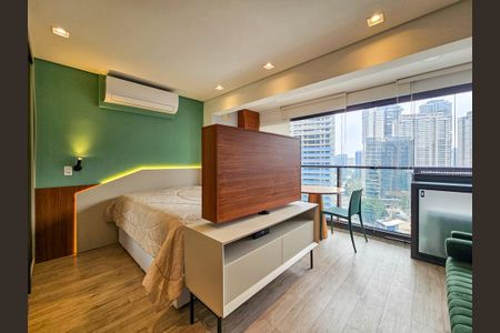 Studio de kitnet/studio para alugar com 1 quarto, 33m² em Jardim das Acacias, São Paulo