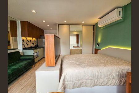 Studio de kitnet/studio para alugar com 1 quarto, 33m² em Jardim das Acacias, São Paulo