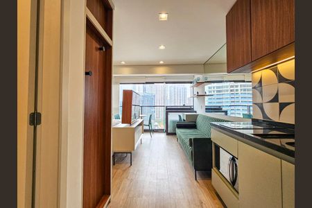 Studio de kitnet/studio para alugar com 1 quarto, 33m² em Jardim das Acacias, São Paulo