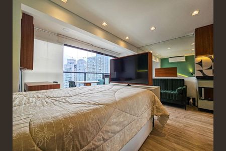 Studio de kitnet/studio para alugar com 1 quarto, 33m² em Jardim das Acacias, São Paulo