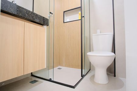 Banheiro de apartamento para alugar com 1 quarto, 34m² em Tatuapé, São Paulo